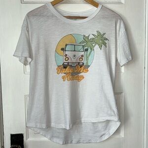 WILDFOX RETRO BUS CREWNECK GRAPHIC TEE